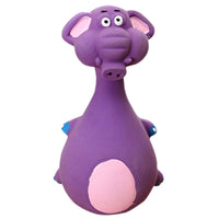 HKM-914643 Latex Cartoon Pet Toys with Sound - Dairy Cow, Elephant, Dog, and Donkey