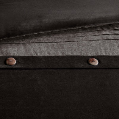 HKM-914835 Faux Suede 7-Piece Comforter Set in Grey, Tan, and Brown for King/Queen/California King Beds