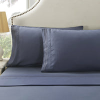 HKM-914963 Embroidered Frosted Pillowcase - Soft, Breathable Polyester, Multiple Colors Available