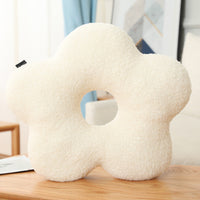 HKM-915283 Plush Three-Dimensional Round Lumbar Support Pillow with Core
