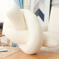HKM-915283 Plush Three-Dimensional Round Lumbar Support Pillow with Core