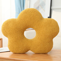 HKM-915283 Plush Three-Dimensional Round Lumbar Support Pillow with Core