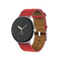 HKM-915667 Genuine Leather Watch Strap for Pixel Watch - Flat Interface, Durable Design