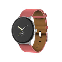 HKM-915667 Genuine Leather Watch Strap for Pixel Watch - Flat Interface, Durable Design