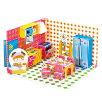 HKM-915731 3D Colorful Cartoon DIY Puzzles for Kids - Bedroom, Kitchen, Bathroom Themes, Educational Fun