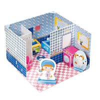 HKM-915731 3D Colorful Cartoon DIY Puzzles for Kids - Bedroom, Kitchen, Bathroom Themes, Educational Fun