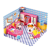 HKM-915731 3D Colorful Cartoon DIY Puzzles for Kids - Bedroom, Kitchen, Bathroom Themes, Educational Fun