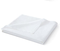 HKM-915987 Pure Cotton White Bed Sheet for Single Beds - Soft and Comfortable