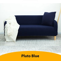 HKM-916051 Knitted Thickened Sofa Cover in Solid Colors for Single, Double, and Three-Seat Sofas