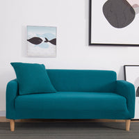HKM-916051 Knitted Thickened Sofa Cover in Solid Colors for Single, Double, and Three-Seat Sofas