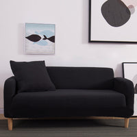 HKM-916051 Knitted Thickened Sofa Cover in Solid Colors for Single, Double, and Three-Seat Sofas