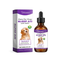 HKM-916307 Calming Sleep Drops for Dogs - Natural Mint Extract Formula, 60ml