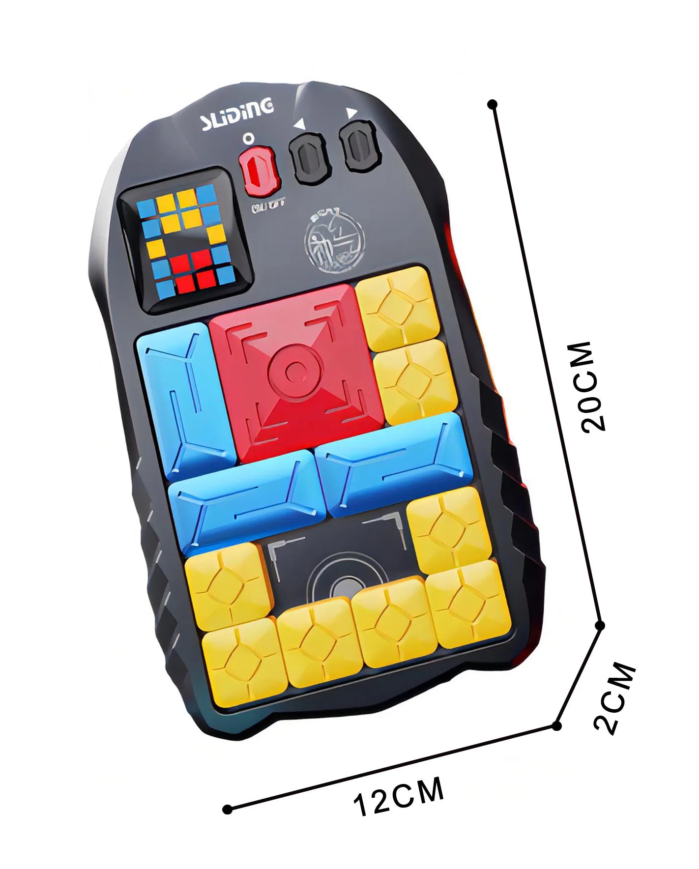 HKM-916307 Digital Huarong Road Sliding Puzzle - Educational Toy for Kids Ages 2 to 14