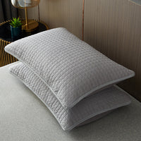 HKM-916307 Quilted Pillowcase with Isolation Layer - Modern Design, 48 x 74cm, Polyester Fiber