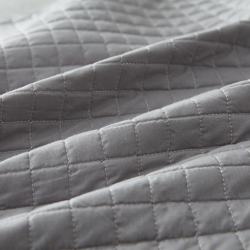 HKM-916307 Quilted Pillowcase with Isolation Layer - Modern Design, 48 x 74cm, Polyester Fiber