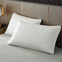 HKM-916307 Quilted Pillowcase with Isolation Layer - Modern Design, 48 x 74cm, Polyester Fiber