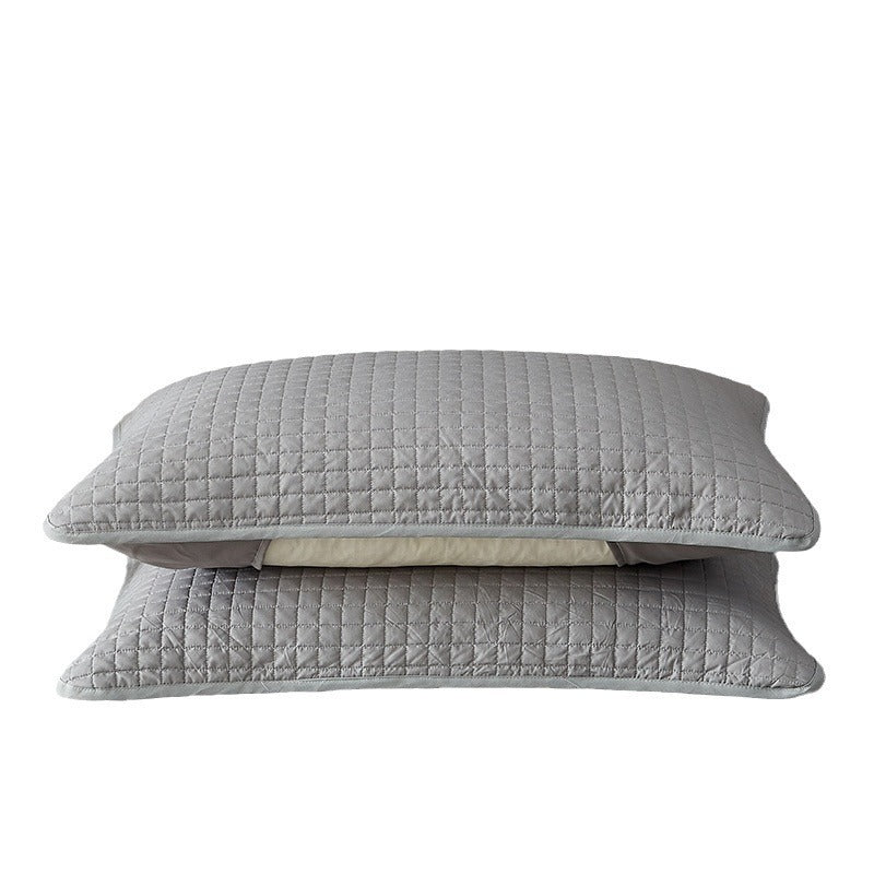 HKM-916307 Quilted Pillowcase with Isolation Layer - Modern Design, 48 x 74cm, Polyester Fiber