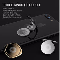 HKM-916371 360-Degree Aluminium Alloy Finger Ring Holder for Mobile Phones and Tablets