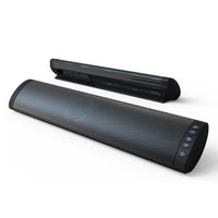 HKM-916371 Wall-Mounted Bluetooth Speaker with USB and AUX Connection, Two 5W Speakers, 2000mAh Battery, Radio Function