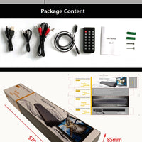 HKM-916371 Wall-Mounted Bluetooth Speaker with USB and AUX Connection, Two 5W Speakers, 2000mAh Battery, Radio Function