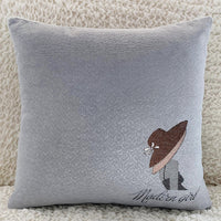 HKM-916435 Modern Square Throw Pillow Covers in Various Colors - 45x45cm