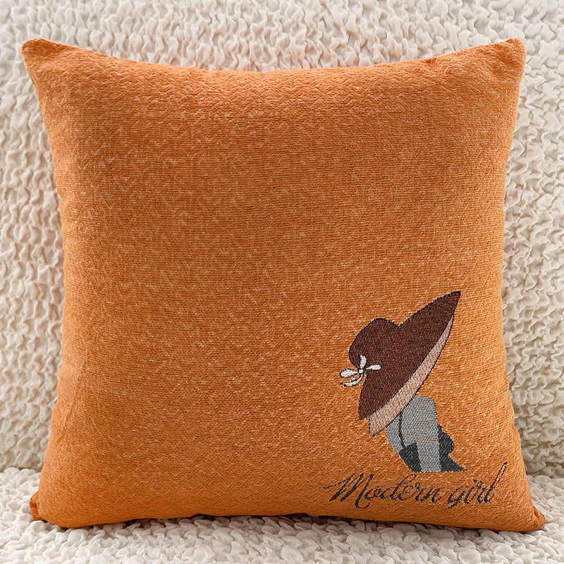 HKM-916435 Modern Square Throw Pillow Covers in Various Colors - 45x45cm