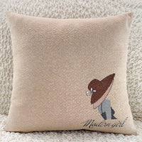 HKM-916435 Modern Square Throw Pillow Covers in Various Colors - 45x45cm