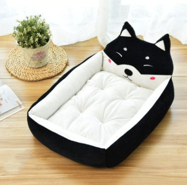 HKM-916691 Kennel removable and washable Teddy cartoon pet nest pet supplies large dog golden retriever dog bed mat wholesale