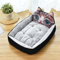 HKM-916691 Kennel removable and washable Teddy cartoon pet nest pet supplies large dog golden retriever dog bed mat wholesale