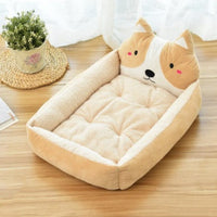 HKM-916691 Kennel removable and washable Teddy cartoon pet nest pet supplies large dog golden retriever dog bed mat wholesale