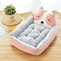 HKM-916691 Kennel removable and washable Teddy cartoon pet nest pet supplies large dog golden retriever dog bed mat wholesale