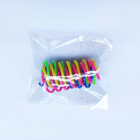 HKM-916755 Funny Cat Color Plastic Relieving Stuffy Self-beating Elastic Interaction Bite-resistant Toys