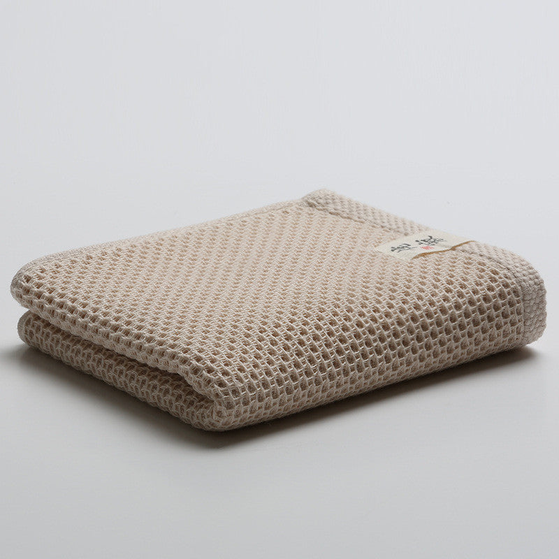 HKM-916883 Thickened Cotton Honeycomb Washcloth – 32-Piece Combed Yarn Design