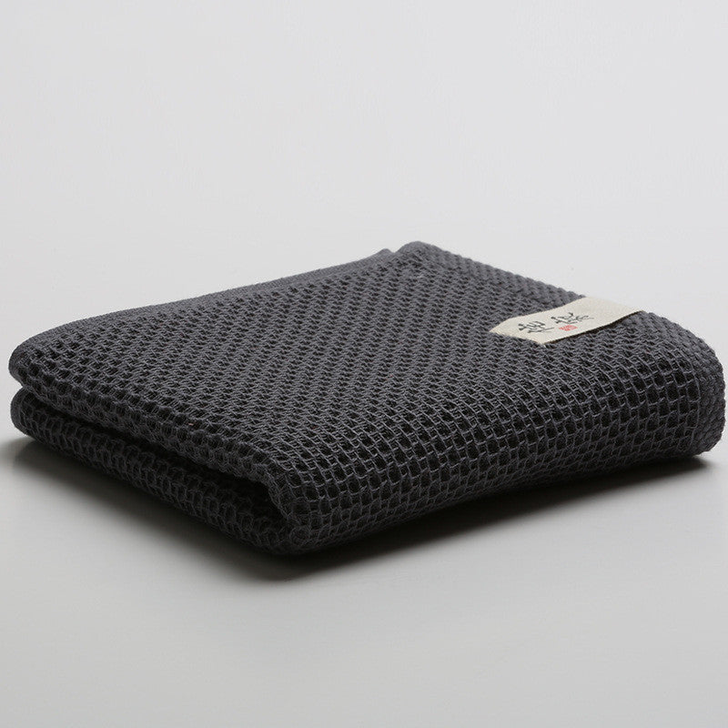 HKM-916883 Thickened Cotton Honeycomb Washcloth – 32-Piece Combed Yarn Design