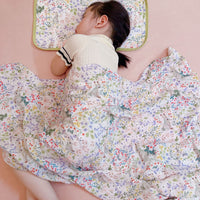 HKM-917139 Double-Layer Newborn Gauze Scarf with Animal and Floral Prints, 120x120cm