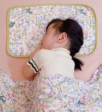 HKM-917139 Double-Layer Newborn Gauze Scarf with Animal and Floral Prints, 120x120cm