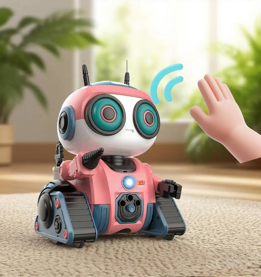 HKM-917267 Rechargeable Intelligent Dancing Robot with Music and Programming Function for Kids Ages 5 and Up