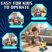 HKM-917267 Rechargeable Intelligent Dancing Robot with Music and Programming Function for Kids Ages 5 and Up