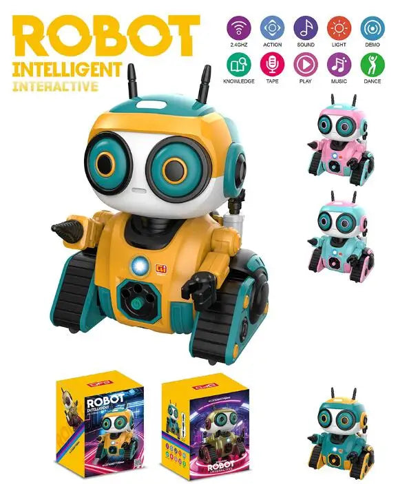 HKM-917267 Rechargeable Intelligent Dancing Robot with Music and Programming Function for Kids Ages 5 and Up