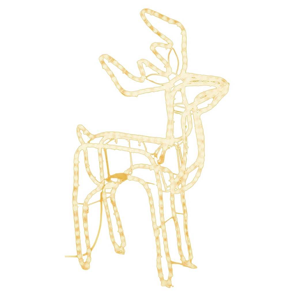 HKM-917267 Warm White LED Silhouette Reindeer Christmas Decoration - 76 x 42 x 87 cm