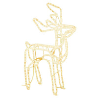 HKM-917267 Warm White LED Silhouette Reindeer Christmas Decoration - 76 x 42 x 87 cm