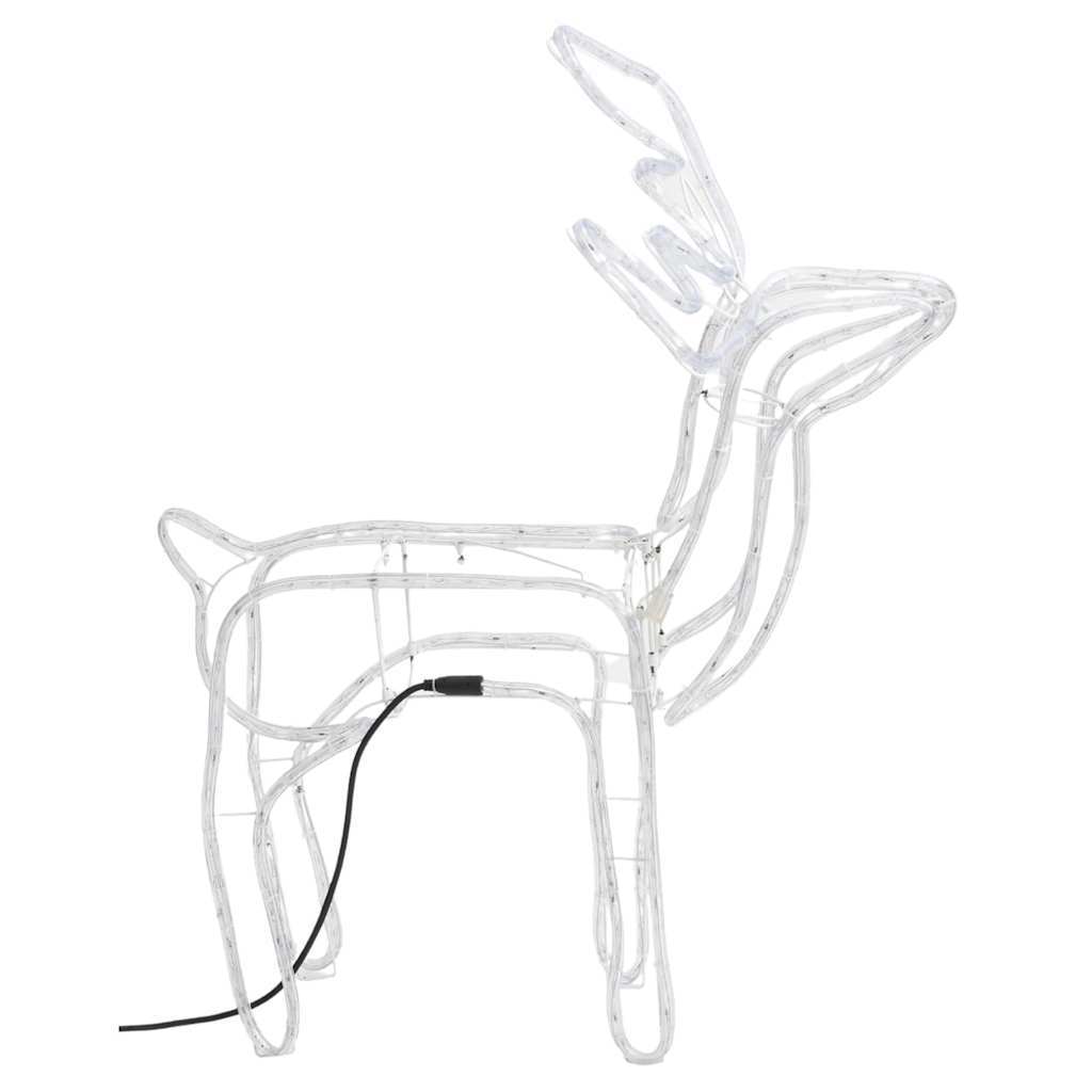 HKM-917267 Warm White LED Silhouette Reindeer Christmas Decoration - 76 x 42 x 87 cm