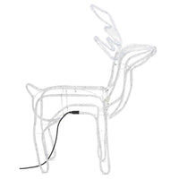 HKM-917267 Warm White LED Silhouette Reindeer Christmas Decoration - 76 x 42 x 87 cm
