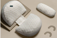 HKM-917587 Pregnancy Comfort Waist Pillow with Leaf Pattern - 120 cm, 10.1-15 cm Height