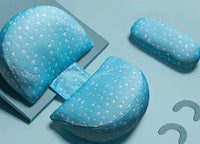 HKM-917587 Pregnancy Comfort Waist Pillow with Leaf Pattern - 120 cm, 10.1-15 cm Height