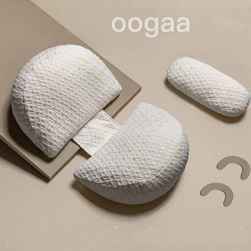 HKM-917587 Pregnancy Comfort Waist Pillow with Leaf Pattern - 120 cm, 10.1-15 cm Height