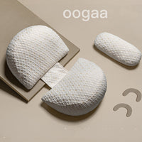 HKM-917587 Pregnancy Comfort Waist Pillow with Leaf Pattern - 120 cm, 10.1-15 cm Height