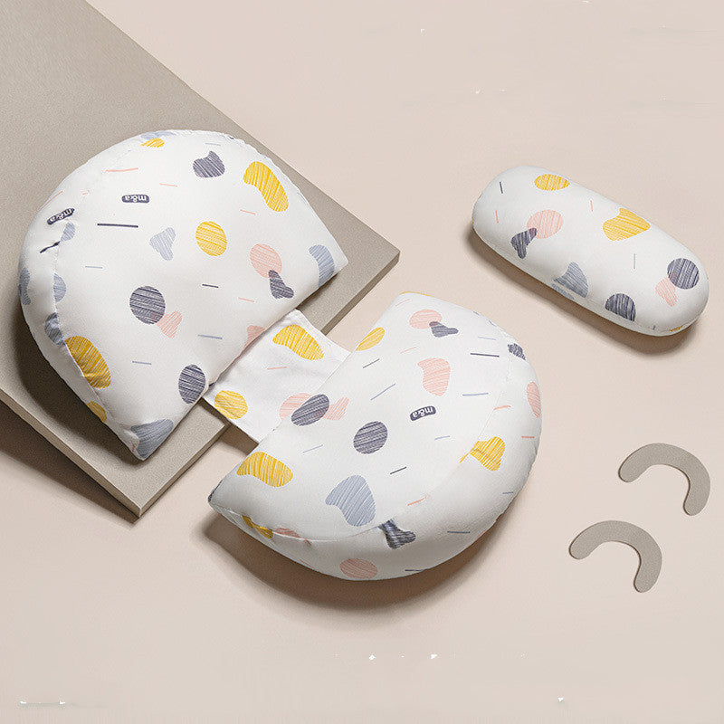 HKM-917587 Pregnancy Comfort Waist Pillow with Leaf Pattern - 120 cm, 10.1-15 cm Height