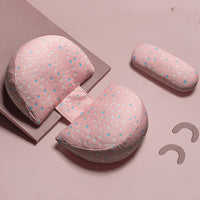 HKM-917587 Pregnancy Comfort Waist Pillow with Leaf Pattern - 120 cm, 10.1-15 cm Height