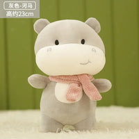 HKM-918291 Soft Stuffed Plush Toys – Cute Animal Designs Including Lion, Elephant, Teddy Bear, and Sheep – Ideal Pillow for All Ages